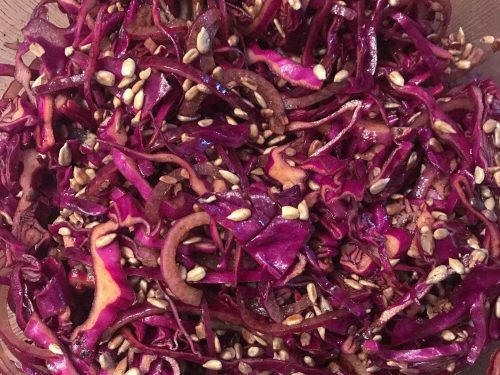 red cabbage recipe indian style